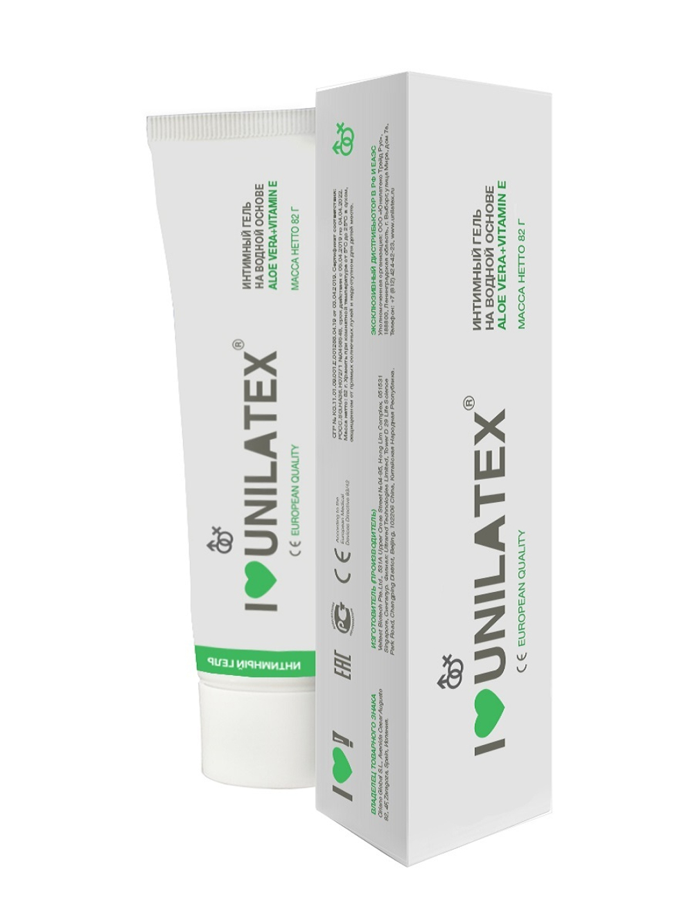 Лубрикант Unilatex Gel Алое вера+Е 82гр 3024Un