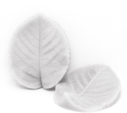 Молд силиконовый двусторонний лист розы / вайнер для лепки листьев