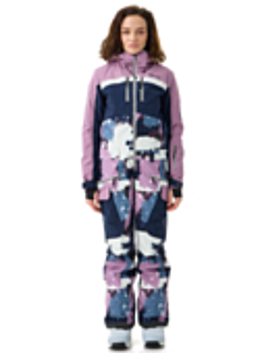 Комбинезон сноубордический Rehall Livia-R Camo Abstract Lavender (US:L)