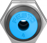 Муфта цанговая для панельного монтажа прямая Festo QSS-4 (комплект 10 шт)