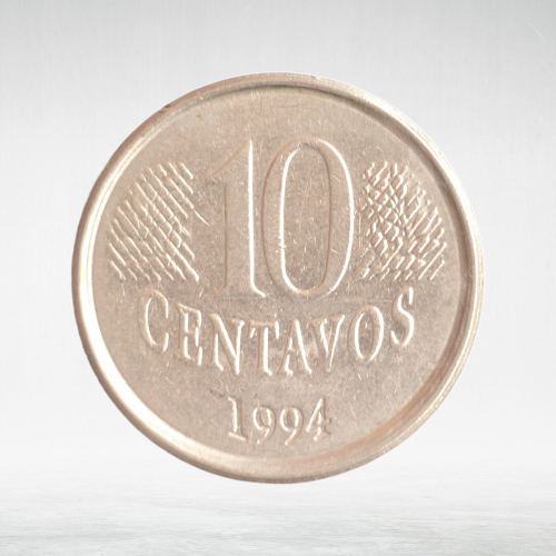 Brasil, 10 Centavos, 1994, VF