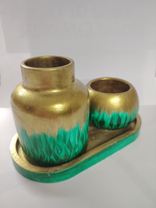 Комплект Вазочка,подсвечник,подставка