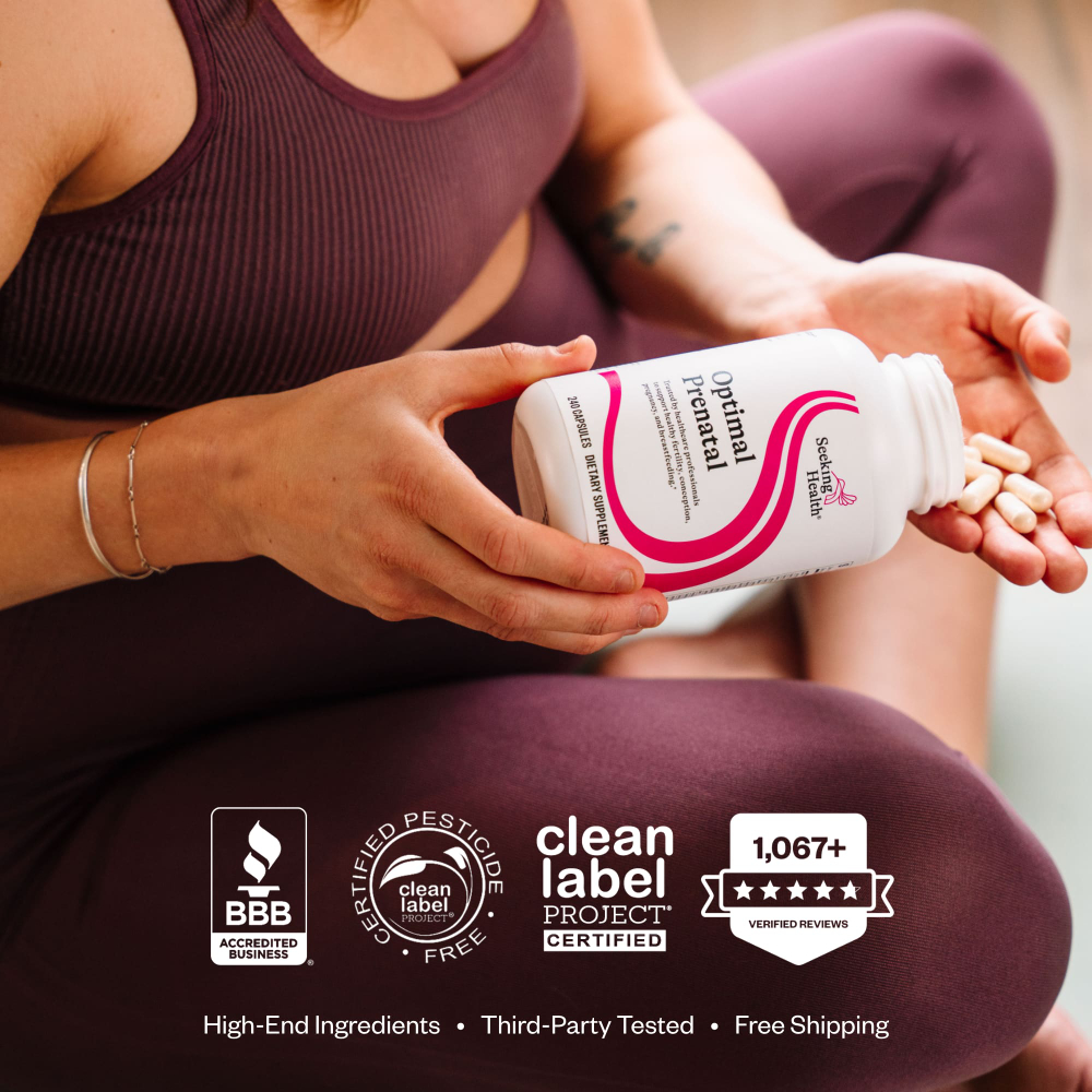 Seeking Health, Optimal Prenatal, 240 капсул