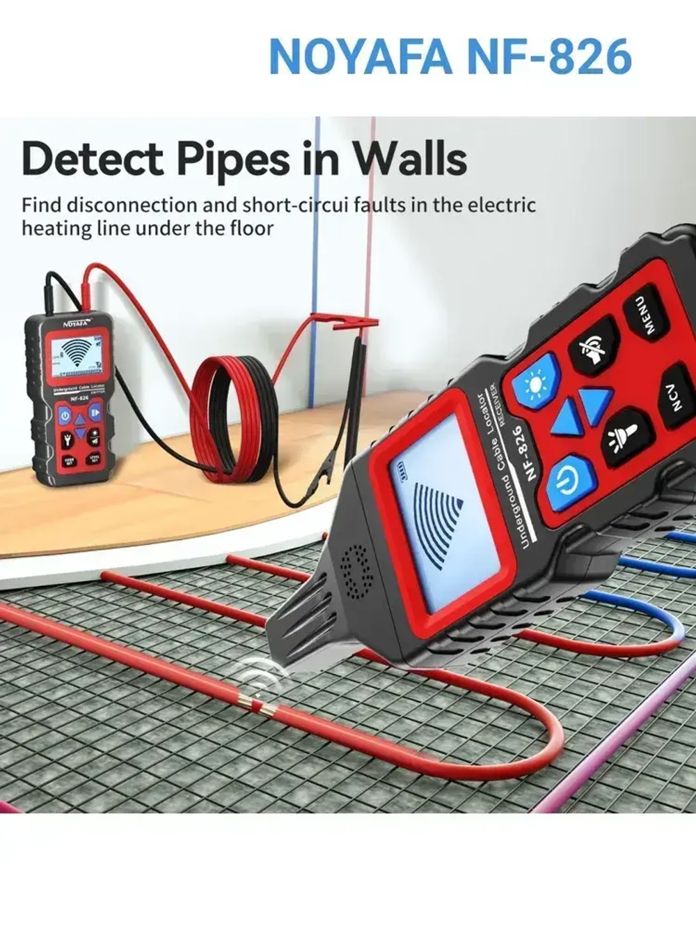 Детектор скрытой проводки NOYAFA NF-826
