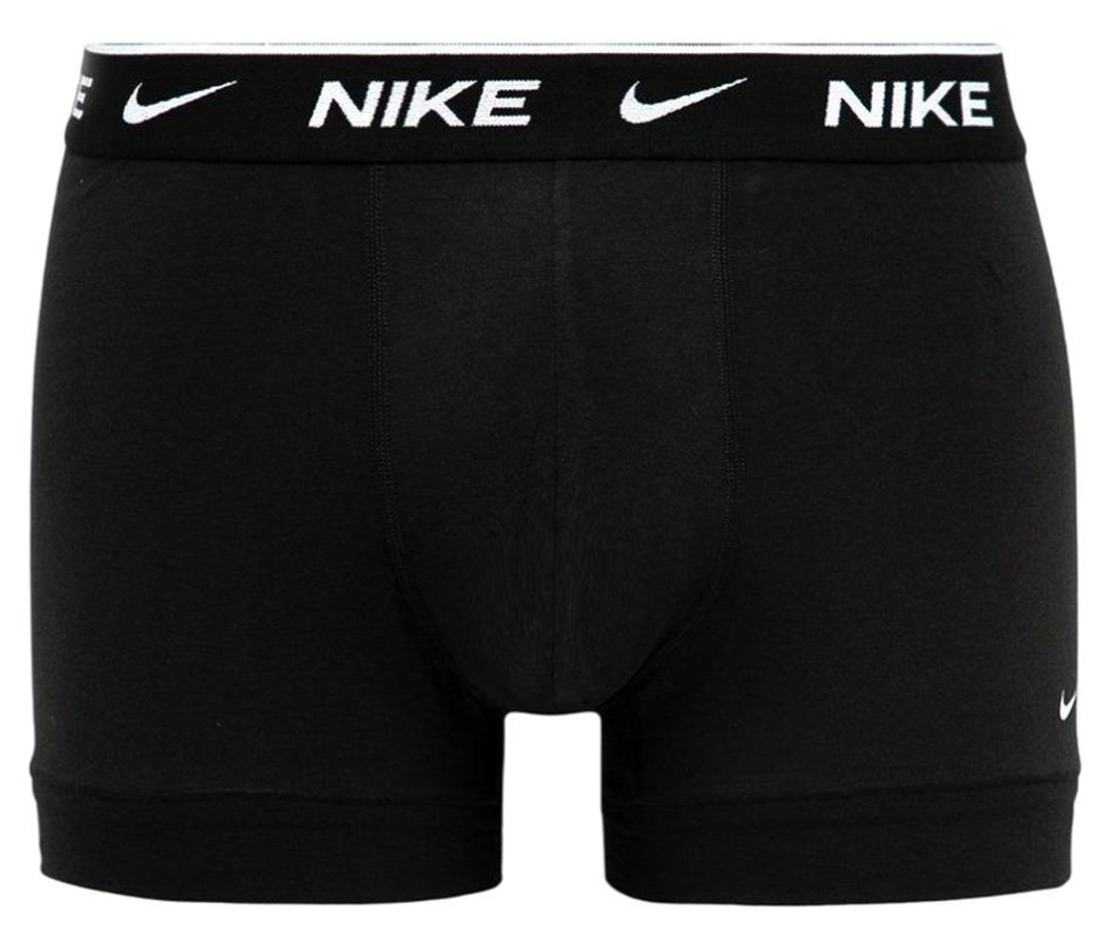 Мужские спортивные боксеры Nike Everyday Cotton Stretch Trunk 2P - черный