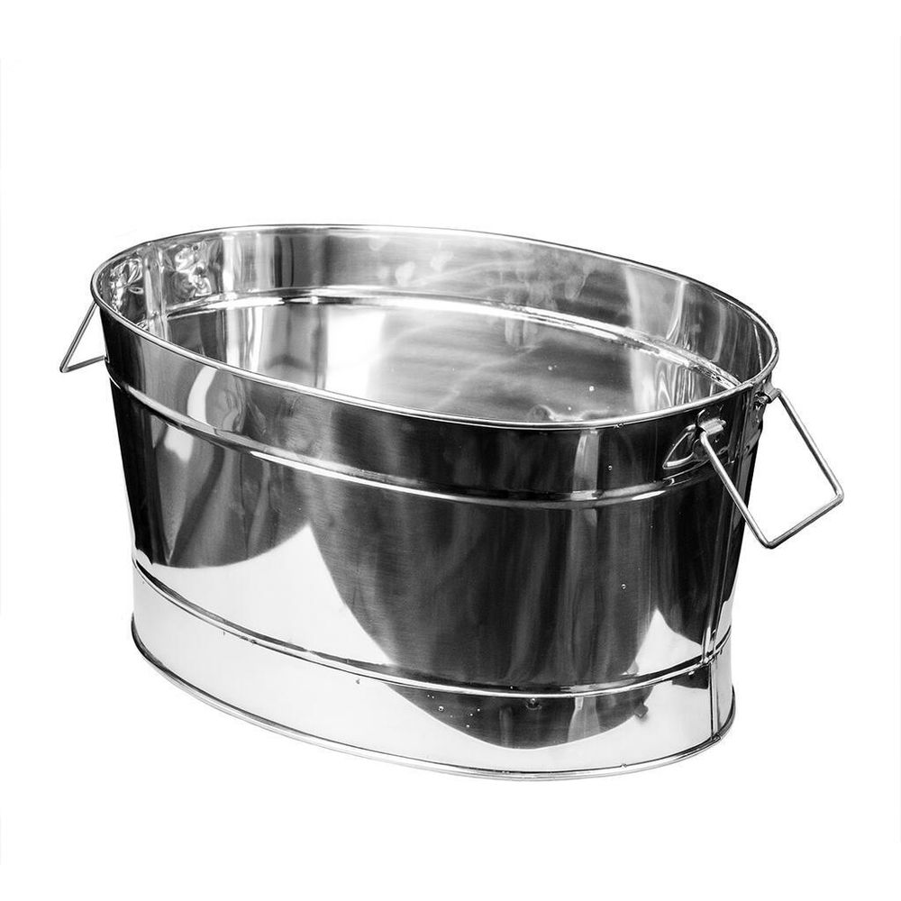 Емкость Ведро для охлаждения бутылок и льда 60*43,5 см h29,3 см овальная нерж. P.L.