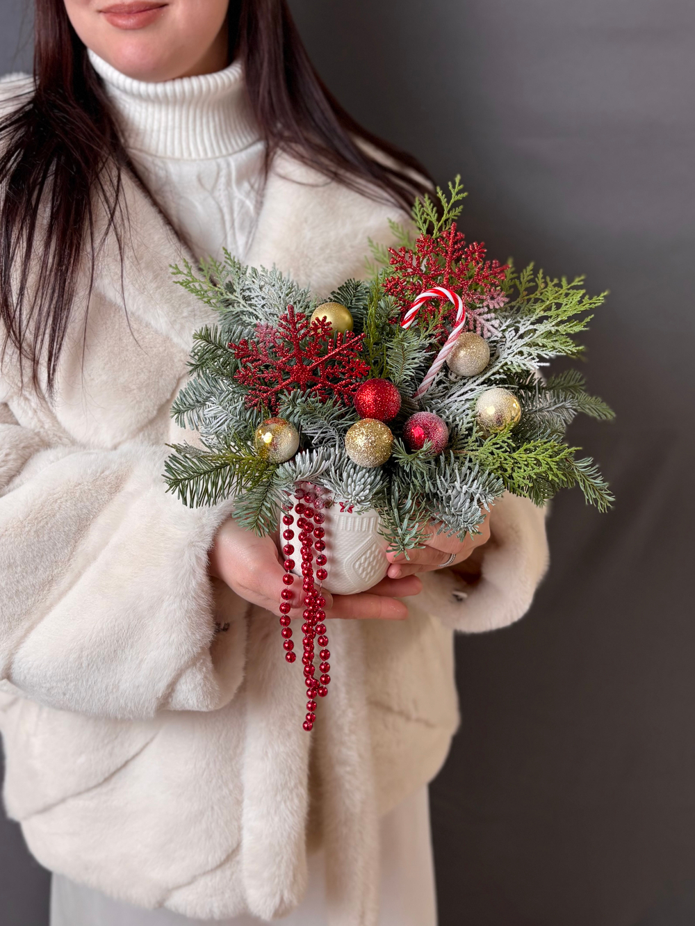 Новогодняя композиция в кружке «Новогодние чудеса»