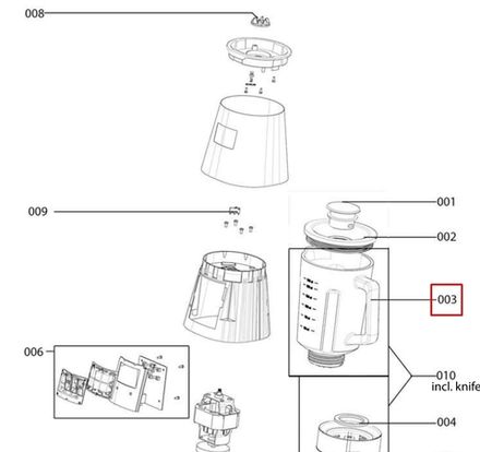 Стакан для блендера Electrolux 4055288627