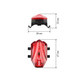 Велосипедный фонарь светодиодный ЭРА VA-801 2 в 1 аккумуляторный, передний, CREE XPG + подсветка SMD, micro USB, 800mA/ч | Велосипедные  фонари
