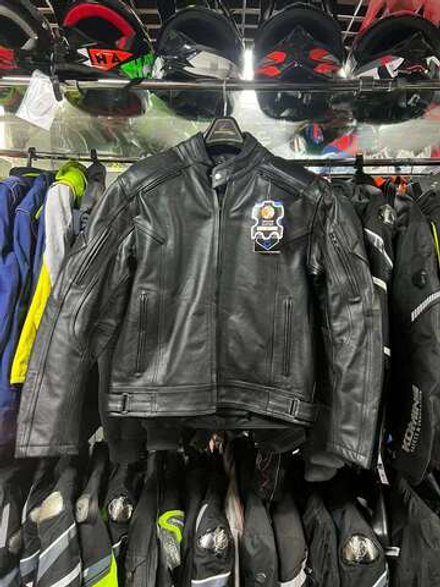 мотокуртка кожаная Riders Black L