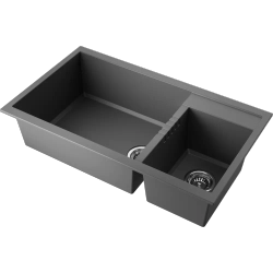 Кухонная мойка Omoikiri Tedori 86-2-LB-ES Tetogranit/espresso