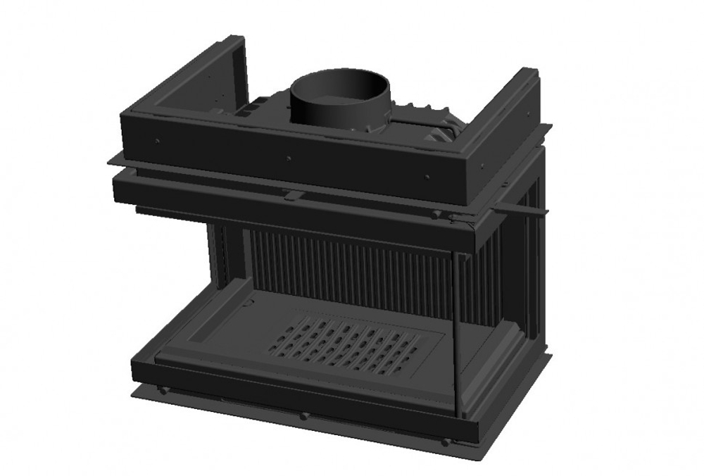 Топка Firebird Emir, 753мм, D=200, трехсторонняя