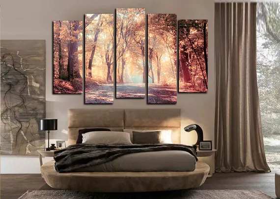 Модульная картина "Тенистая роща"