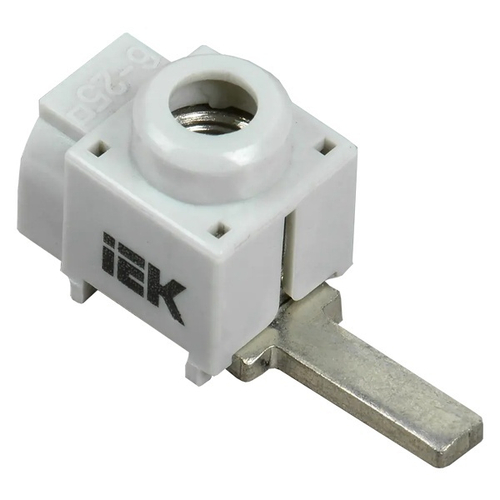 Клемма вводная для модульного оборудования КВМ 4-25мм2 100А (прямой ввод) IEK YKVM-4-25-F