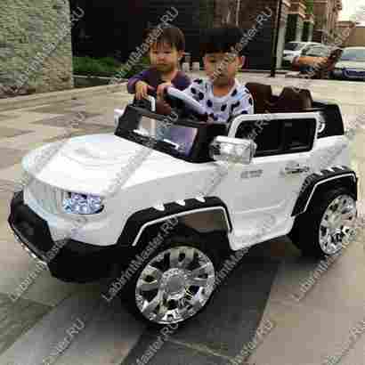 Детский электромобиль "Hongsida"  белый
