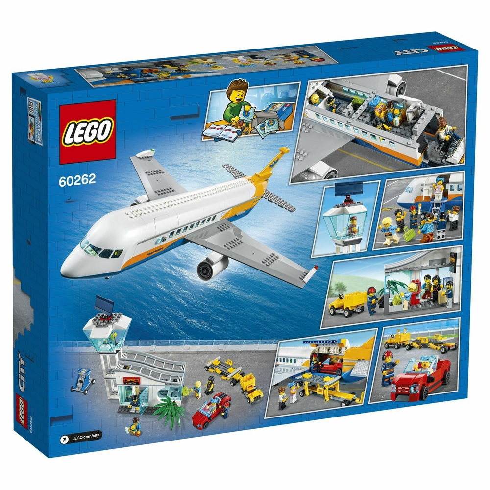 LEGO City: Пассажирский самолёт 60262 — Passenger Aeroplane — Лего Сити Город