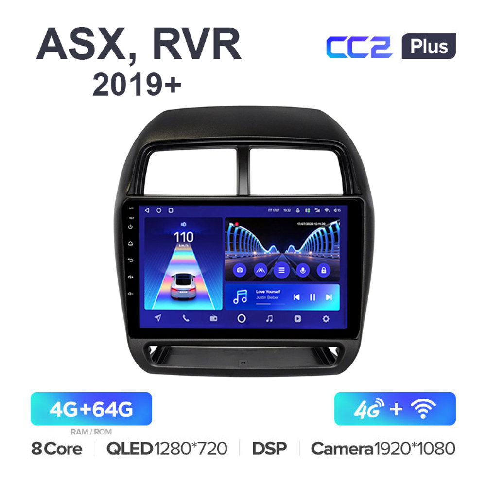 Teyes CC2 Plus 9"для Mitsubishi ASX, RVR 2019+