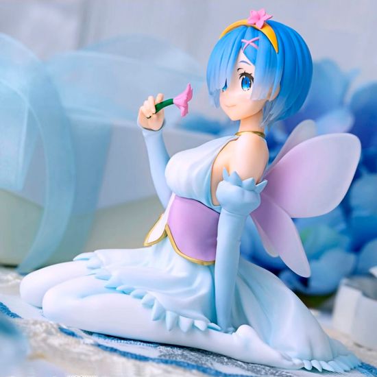Фигурка Аниме FuRyu Noodle Stopper Re:Zero Rem Flower Fairy 20см / по мотивам аниме "re:zero", Рем