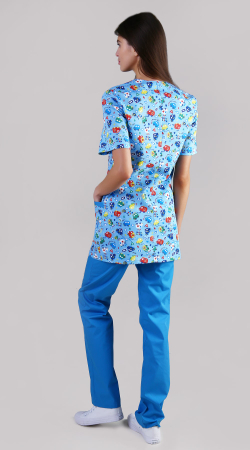 Блуза медицинская Принт №2694
