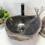 Раковина из речного камня RS-63852 (43*39*15) 0121