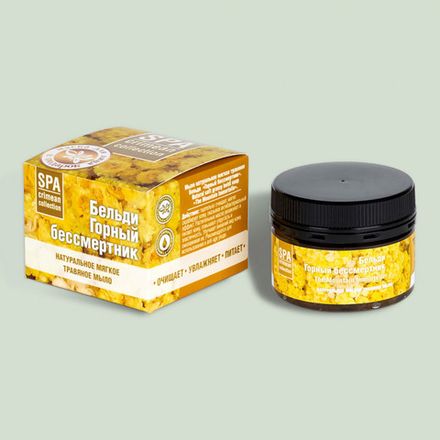 Мягкое травяное мыло бельди "Горный бессмертник"