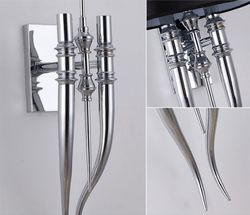 Настенный Светильник Crystal Light Brunilde Ipe Cavalli H52 Silver/White By Imperiumloft