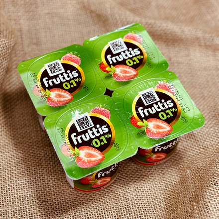 Йогурт нежный «Fruttis» жирность 0,1%