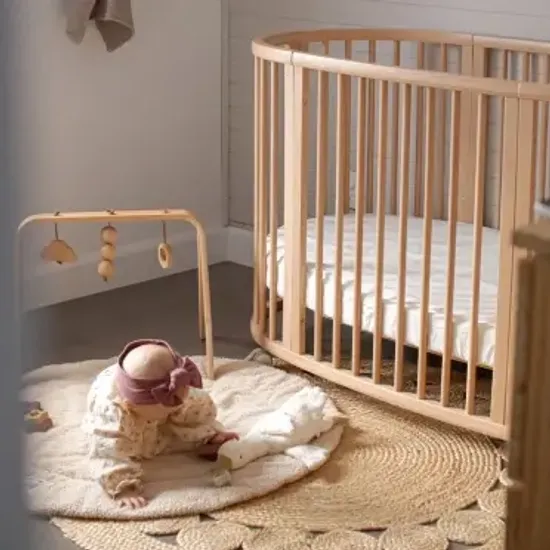 Кроватка STOKKE Sleepi комплект 6 в 1 (Hazy grey)