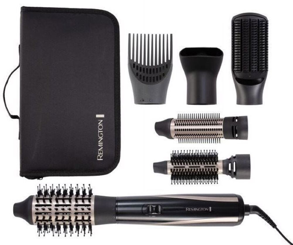 Фен-щетка Remington AS7700 черный/золотой