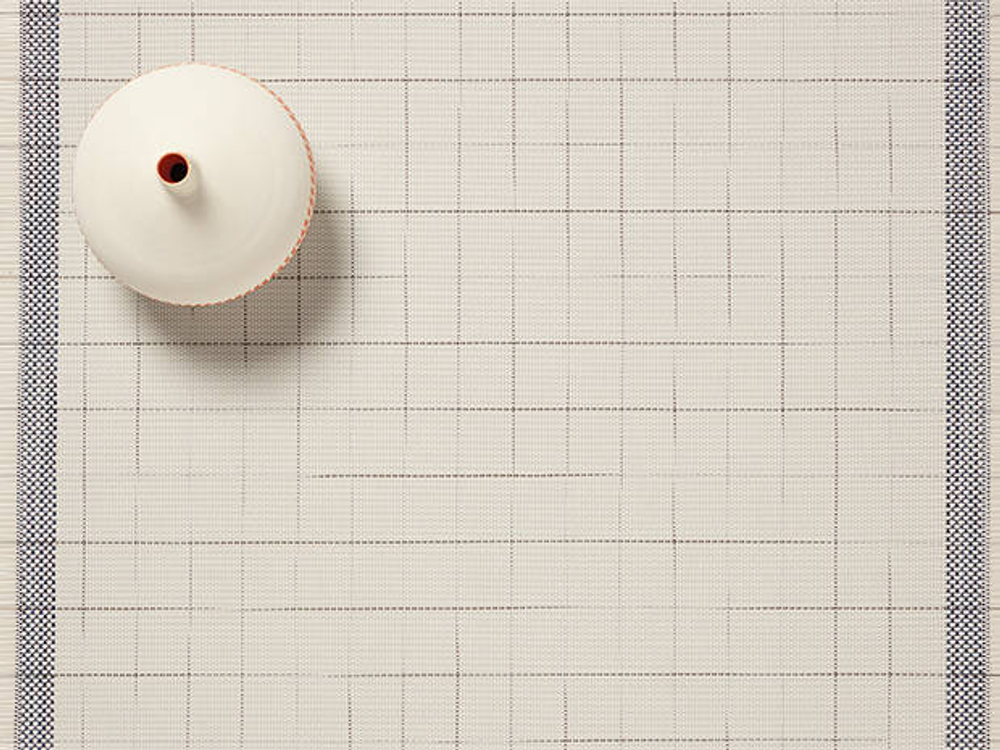 Салфетка подстановочная 36х48 Chilewiсh Selvedge Natural-Blue 100478-001