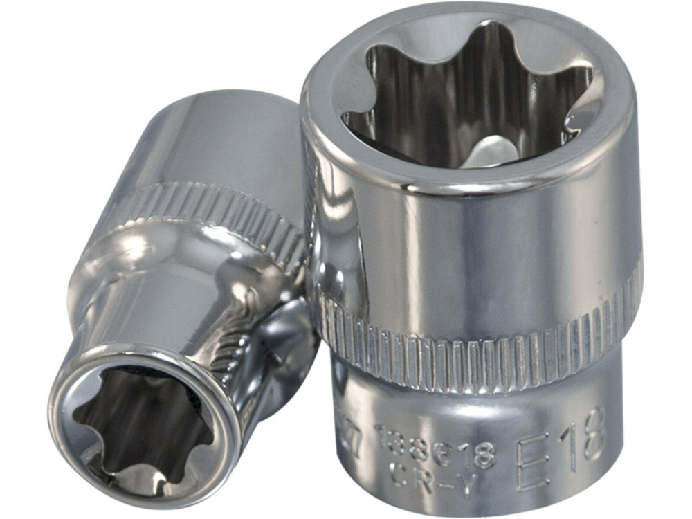 112624 Головка торцевая 1/2"DR, внешний TORX®, Е24