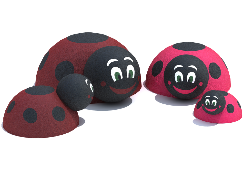 Резиновая фигура 3D Божья коровка для детских площадок