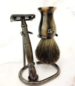 Подставка для помазка и станка KURT, чёрный глянец, К_90007В