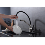 Смеситель для кухни с подключением фильтра Raglo R80.62.05, сатин