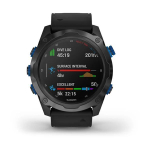 Умные часы Garmin Descent MK2I титановые с DLC-покрытием и черным ремешком