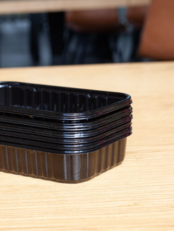 Лотки для выращивания черного цвета 20 штук, 175*100*40 (дно 165*95), пластиковые контейнеры, лотки для выращивания микрозелени, контейнеры для проращивания рассады, вес 10гр