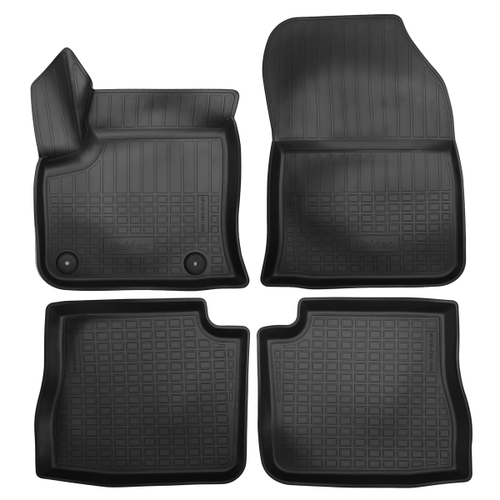 Ковры в салон Norplast/Unidec для Peugeot e-2008 (2021-) Полиуретан, Черный, арт.NPA10-C64-240
