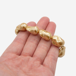 Хрустальный жемчуг в форме барочной жемчужины, карамельный 19*11,5мм