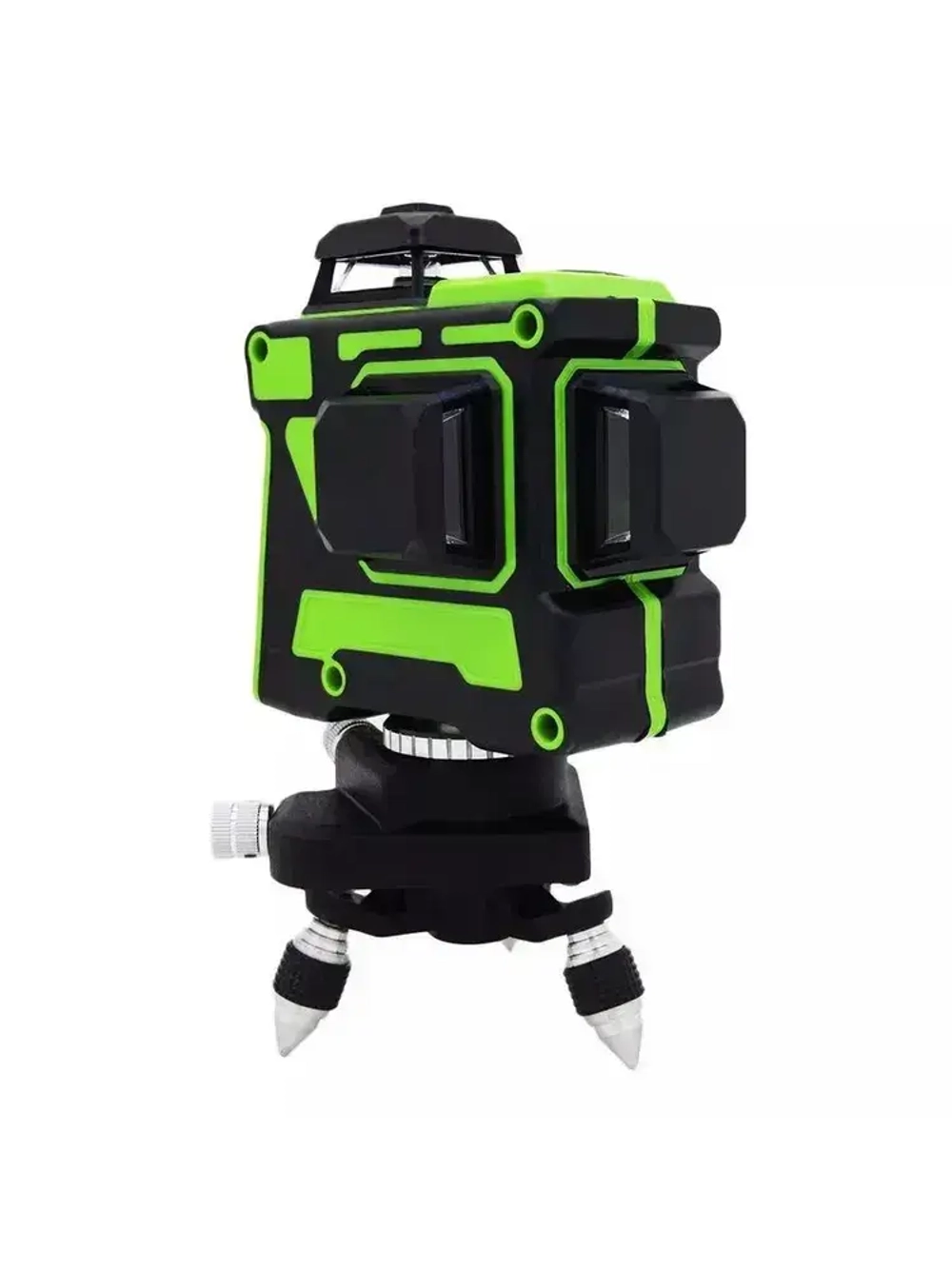 Профессиональный лазерный уровень строительный 360 3D / Нивелир, Зеленый луч
