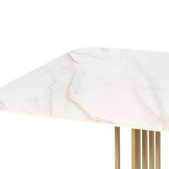 Обеденный стол Toon 180х90 см, белая керамика