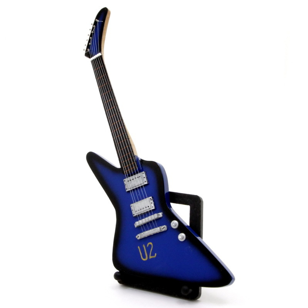 Гитара сувенирная U2 (синяя)