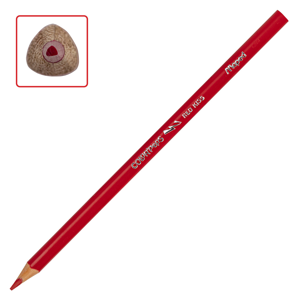 Карандаши цветные MAPED COLOR PEP'S Strong, набор 12 цветов, грифель 3,2мм, пластиков.корпус, 862712