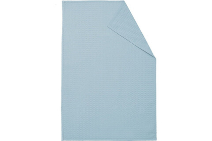 Полотенце вафельное Home One 80х150, голубой