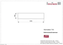Кухонный блок для столешницы, Reginox Manhattan 70