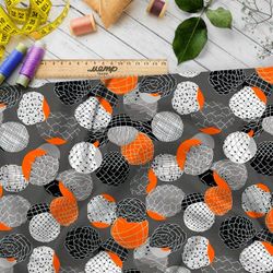 Ткань премиум шелк искусственный Армани геометрические мечты космоса