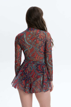 Шорты женские "Змея мозаика"