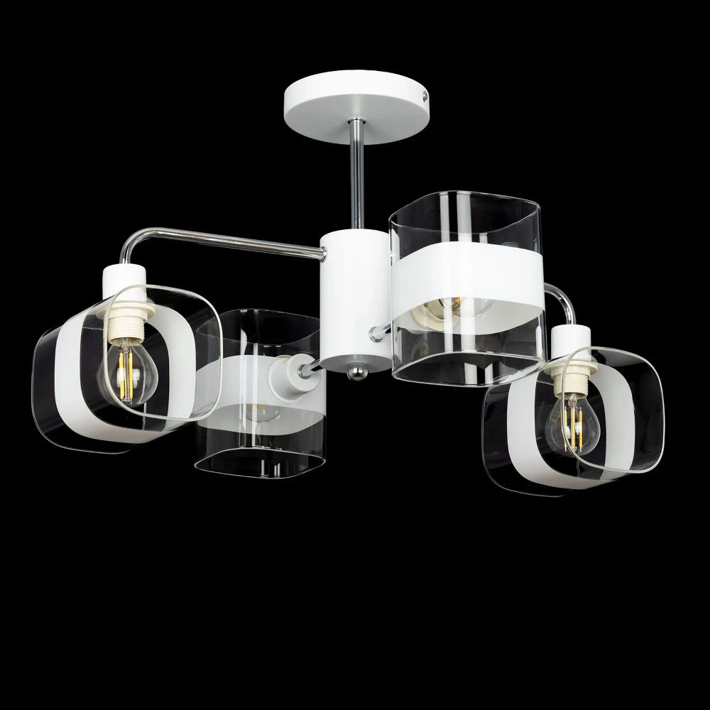 Citilux Бертон CL140140 Люстра потолочная Белая