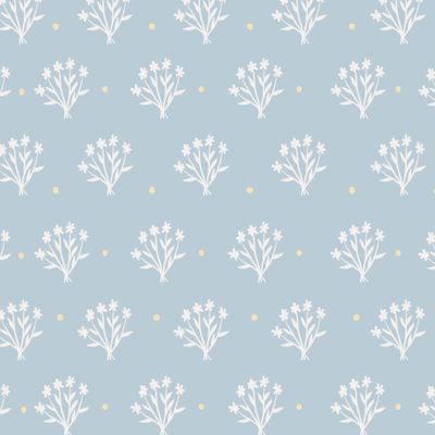 простой изысканный цветочный принт. однотонные соцветия