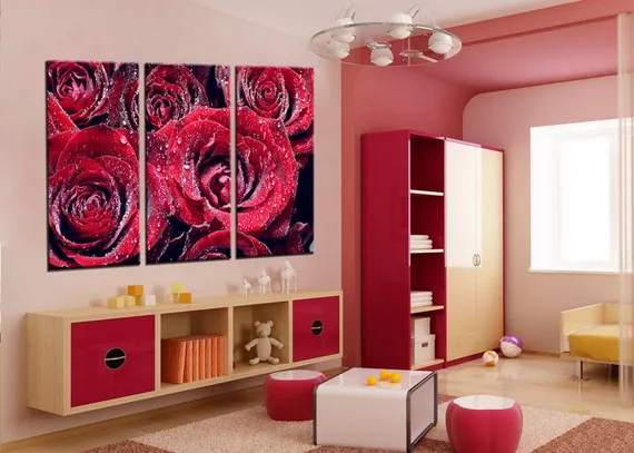 Модульная картина "Розы"