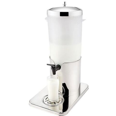 Диспенсер для молока;поликарбонат,сталь нерж.;5л;,H=51,3,L=33,B=22см